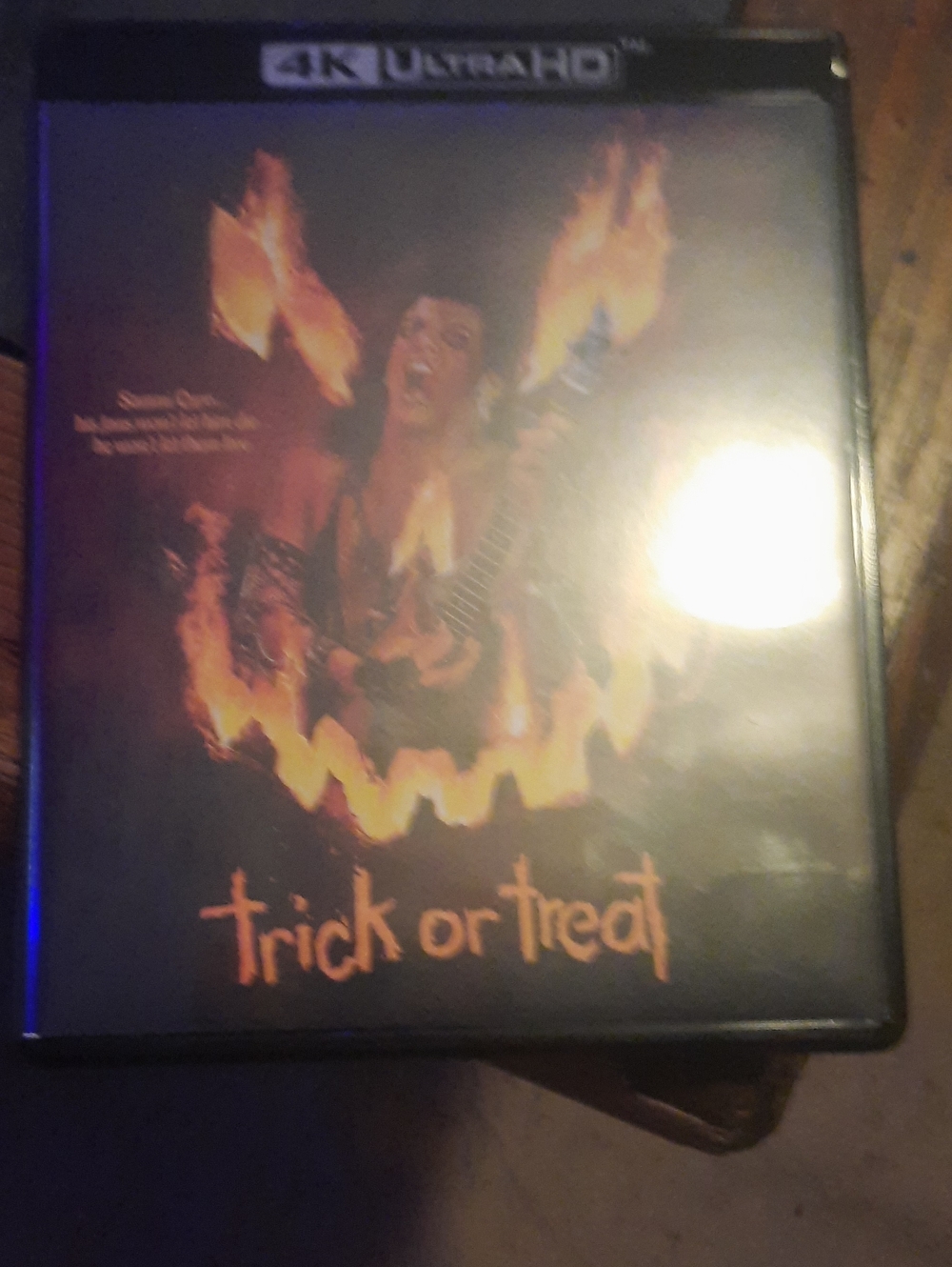 Trick or Treat 4K Ultra HD Movie - Black with Orange Cover Art